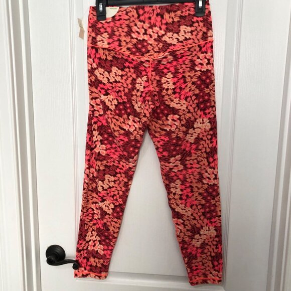 Offline‎ by Aerie Women's Hi-Rise Leggings Large Red & Orange Abstract Print NWT - Picture 2 of 7